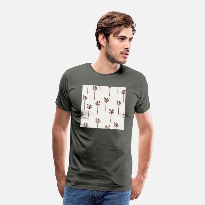 Palm Trees Pattern - Brown