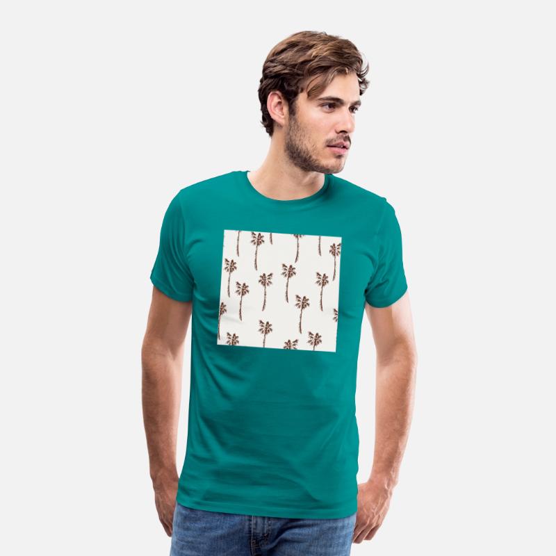 Palm Trees Pattern - Brown