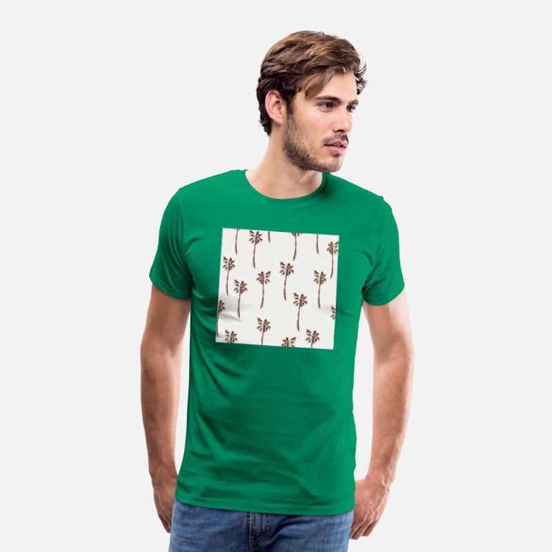 Palm Trees Pattern - Brown
