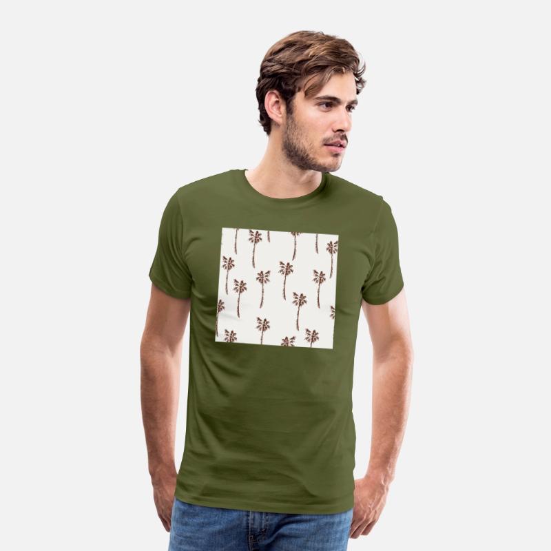 Palm Trees Pattern - Brown