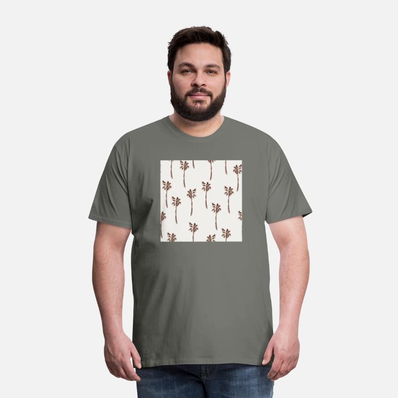 Palm Trees Pattern - Brown