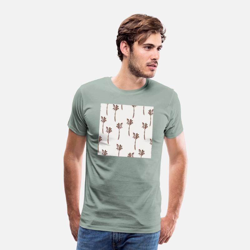 Palm Trees Pattern - Brown
