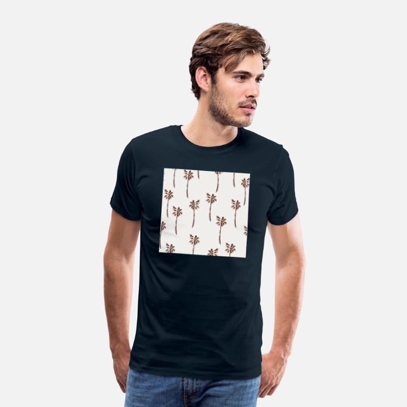 Palm Trees Pattern - Brown