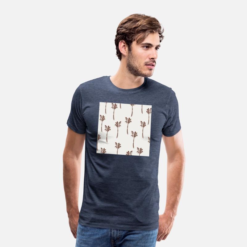 Palm Trees Pattern - Brown