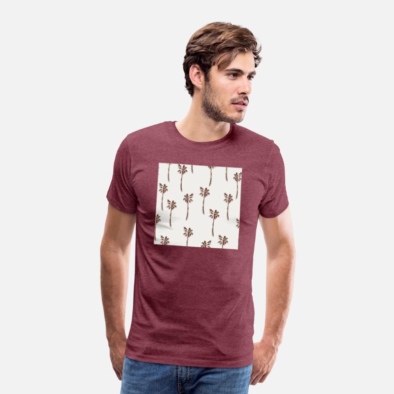 Palm Trees Pattern - Brown