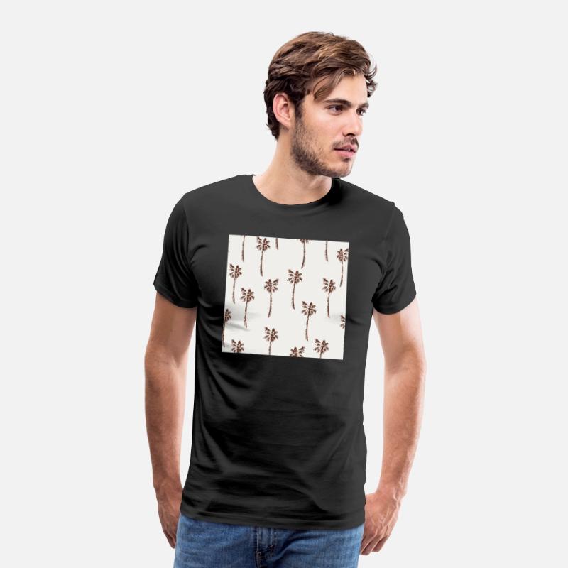 Palm Trees Pattern - Brown