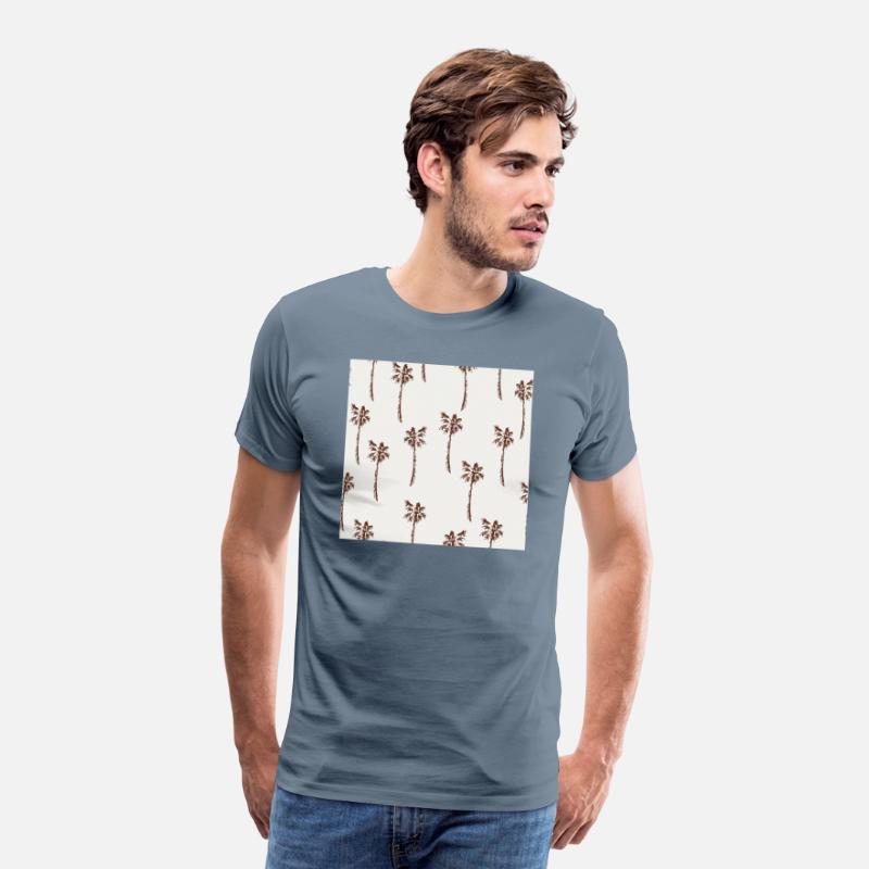 Palm Trees Pattern - Brown