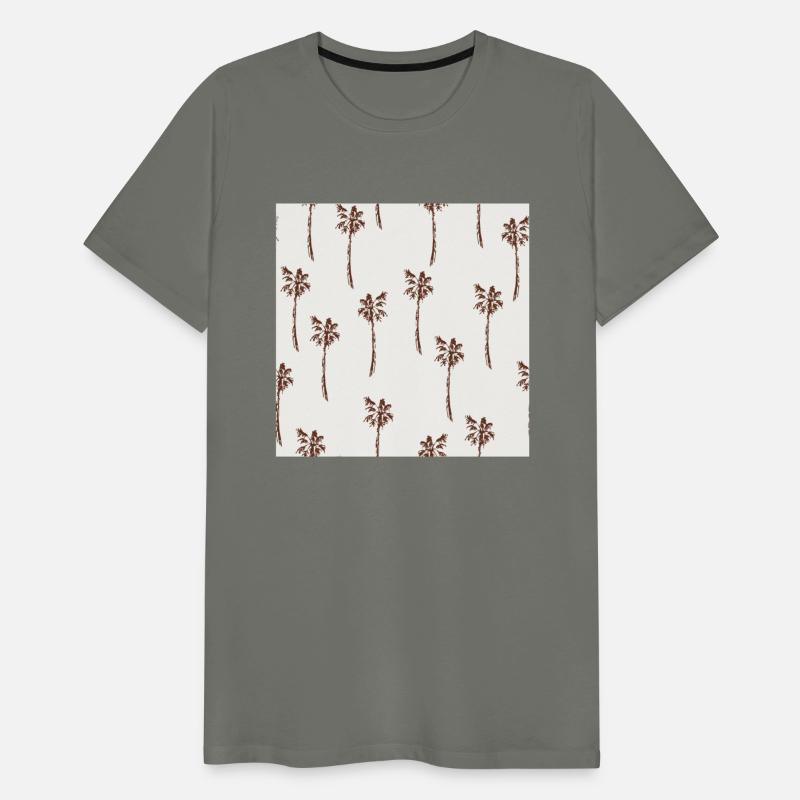 Palm Trees Pattern - Brown