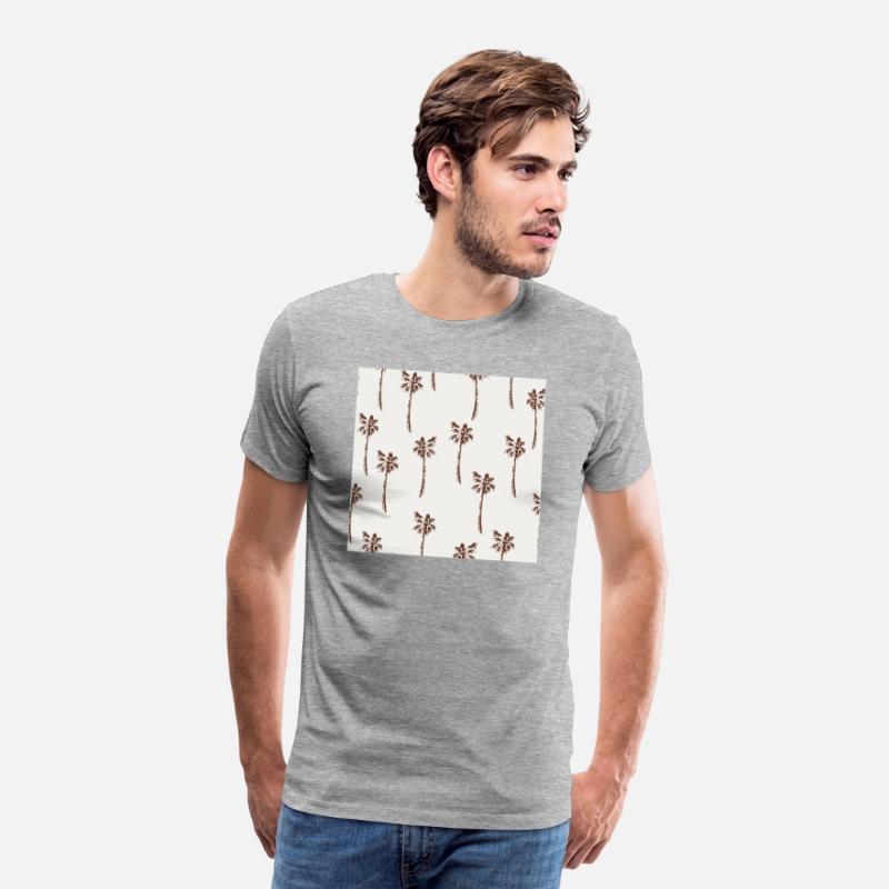 Palm Trees Pattern - Brown