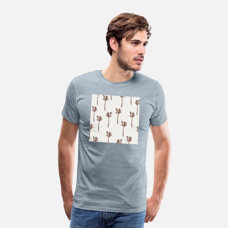Palm Trees Pattern - Brown