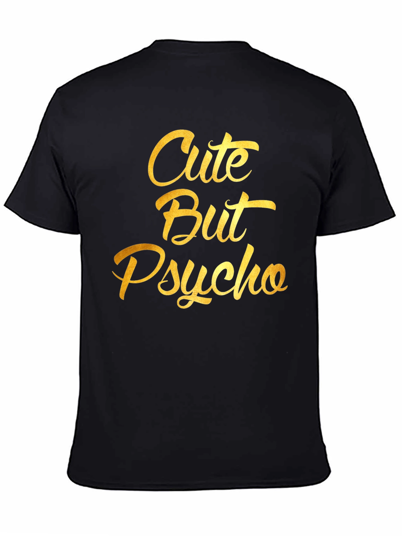 Cute But Psycho Graphic T-Shirt - Black