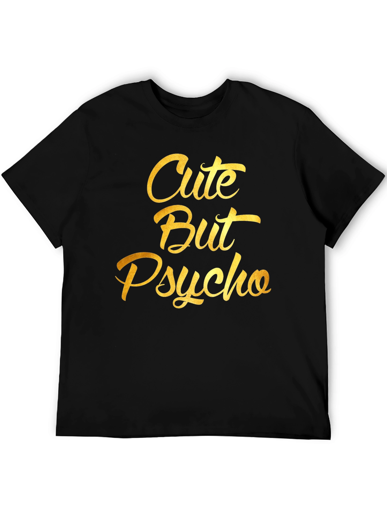 Cute But Psycho Graphic T-Shirt - Black