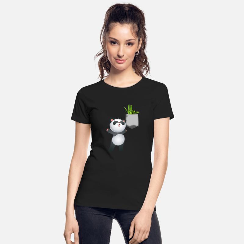 Panda Reaching For Bamboo In Your Fake Pocket Fun