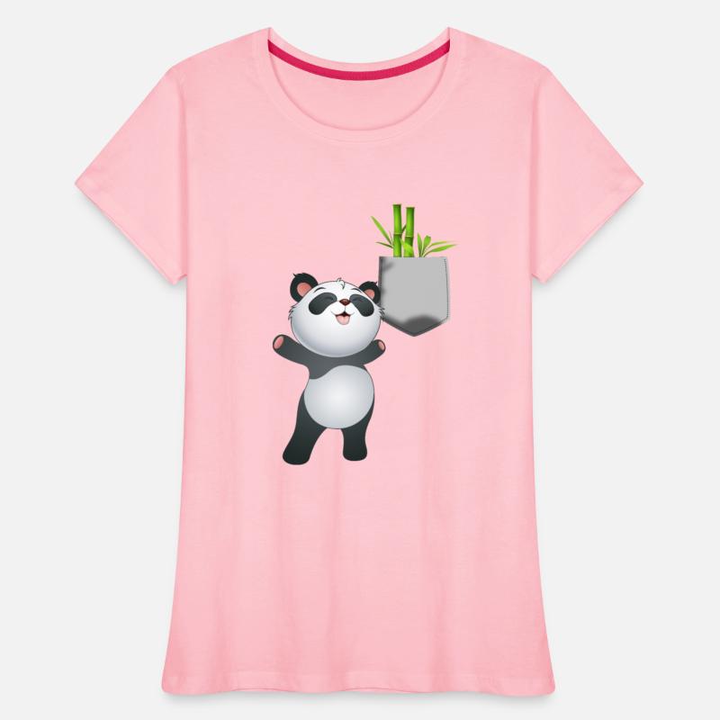 Panda Reaching For Bamboo In Your Fake Pocket Fun