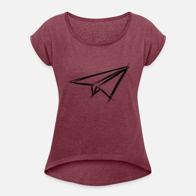 Paper plane, hand drawn
