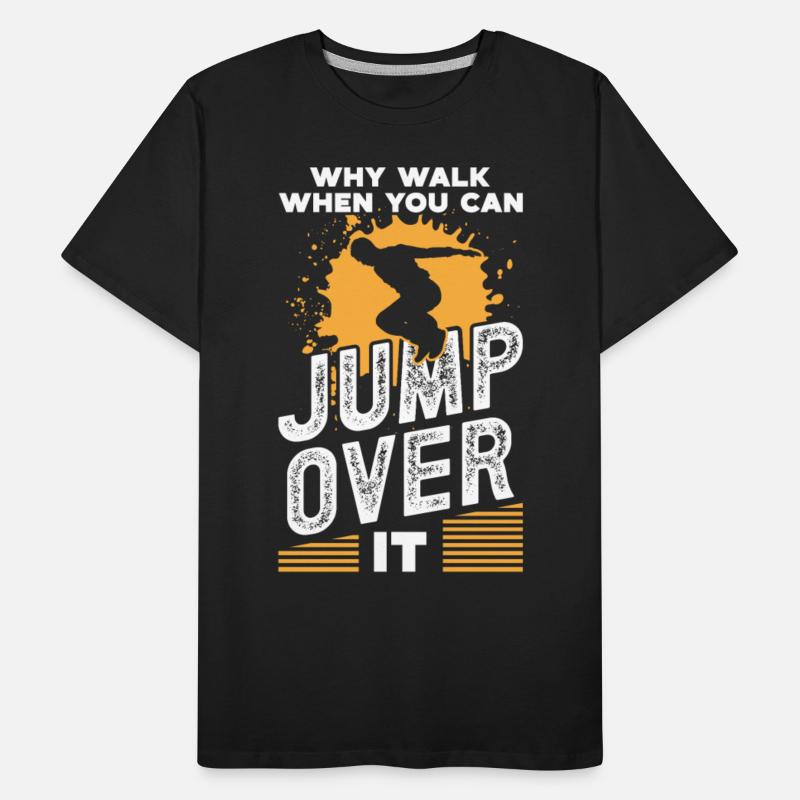 Parkour why walk you can jump over it freerunning
