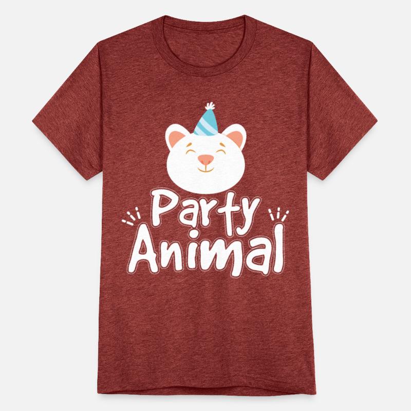 Party Animal Cuddling Bear With Party Hat
