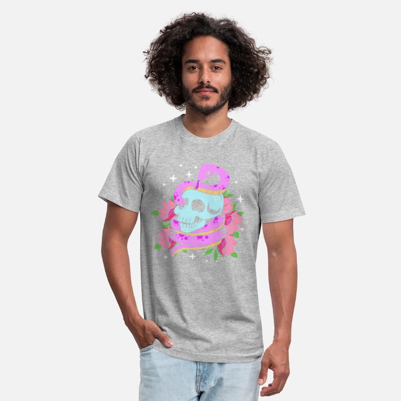 Pastel Gothic Halloween Skull And Snake