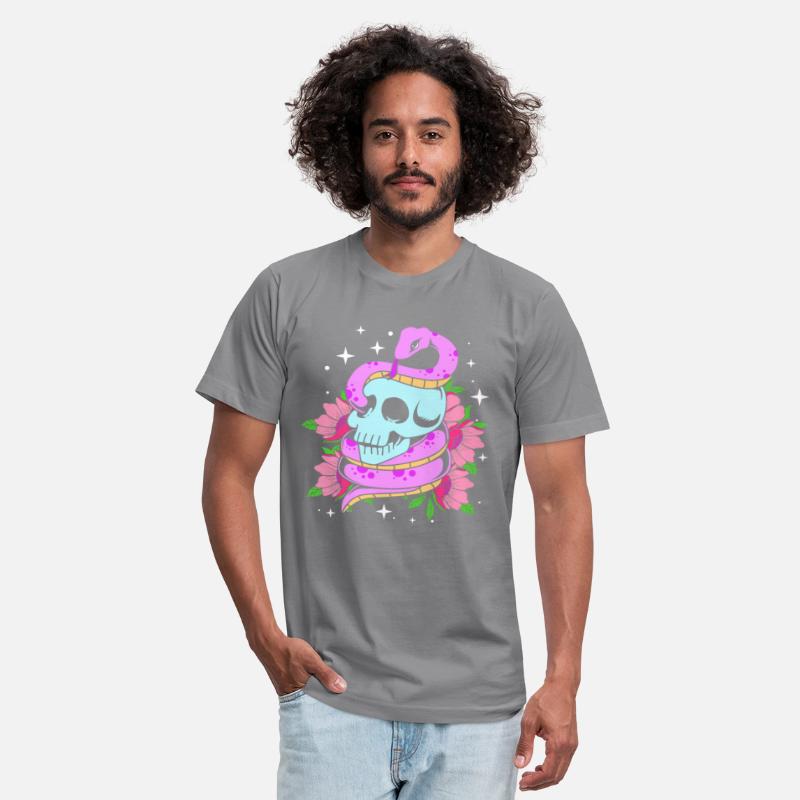 Pastel Gothic Halloween Skull And Snake