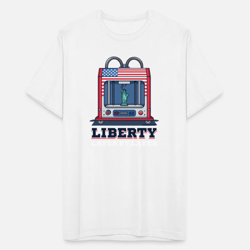 Patriotic 3D Printing Liberty Layer by Layer