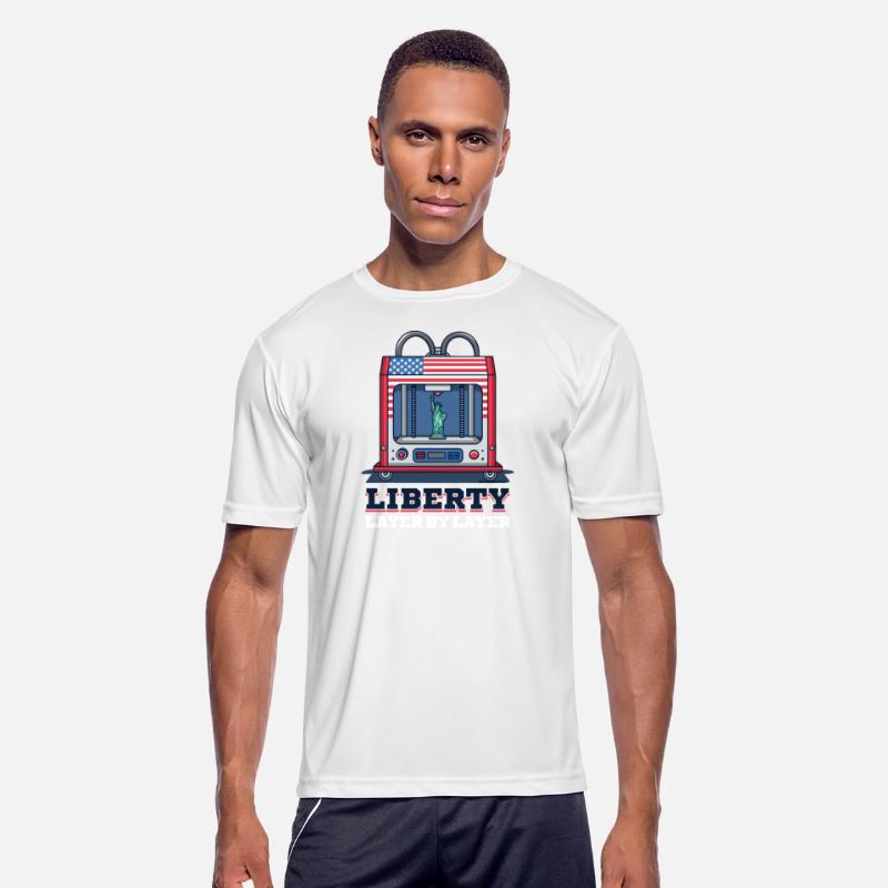 Patriotic 3D Printing Liberty Layer by Layer