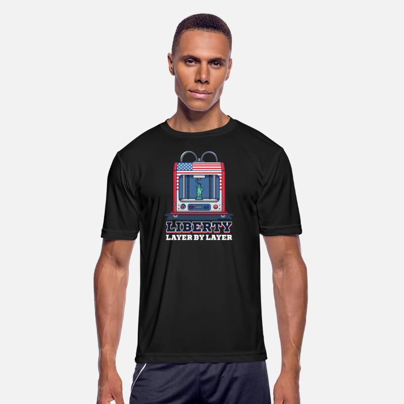 Patriotic 3D Printing Liberty Layer by Layer