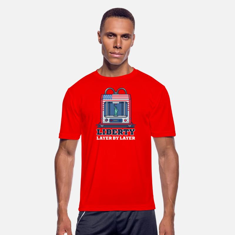Patriotic 3D Printing Liberty Layer by Layer