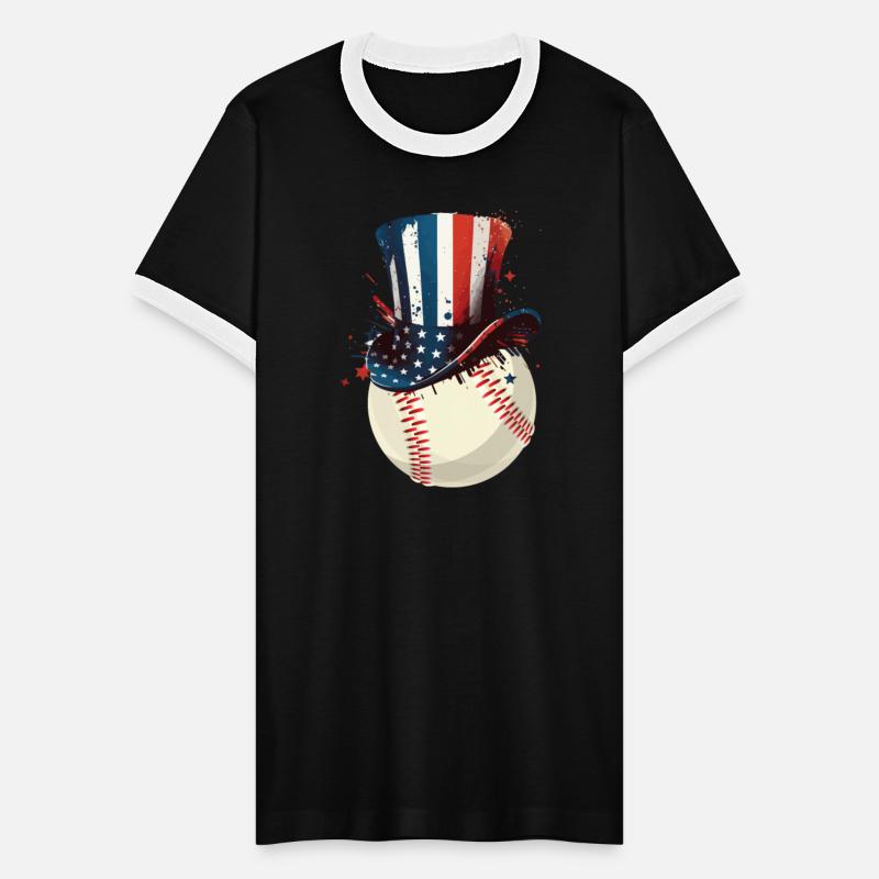 Patriotic America USA Flag 4th Of July Baseball