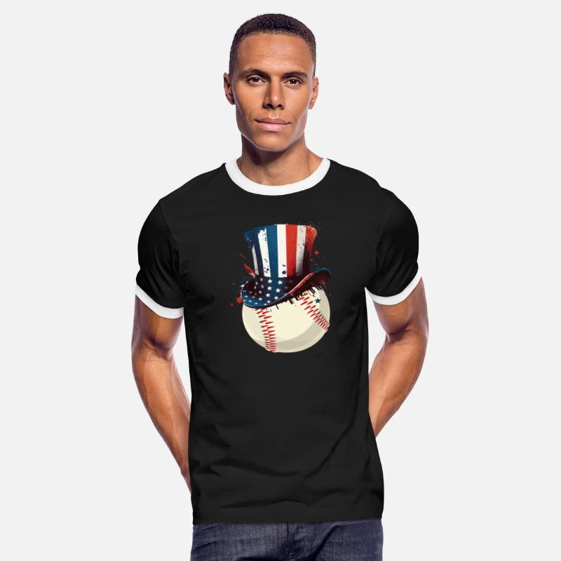 Patriotic America USA Flag 4th Of July Baseball
