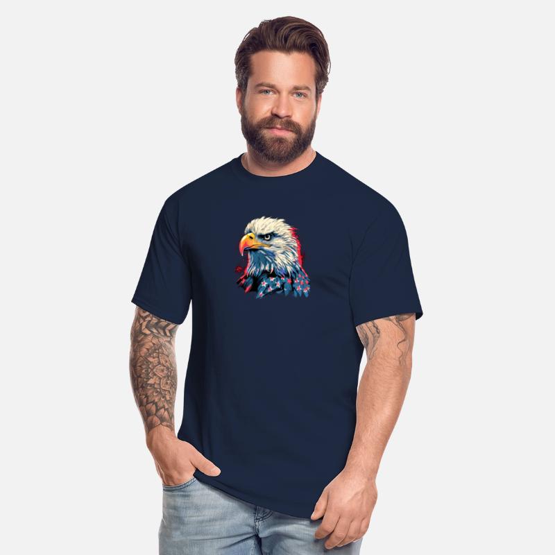 Patriotic American Eagle 1980s