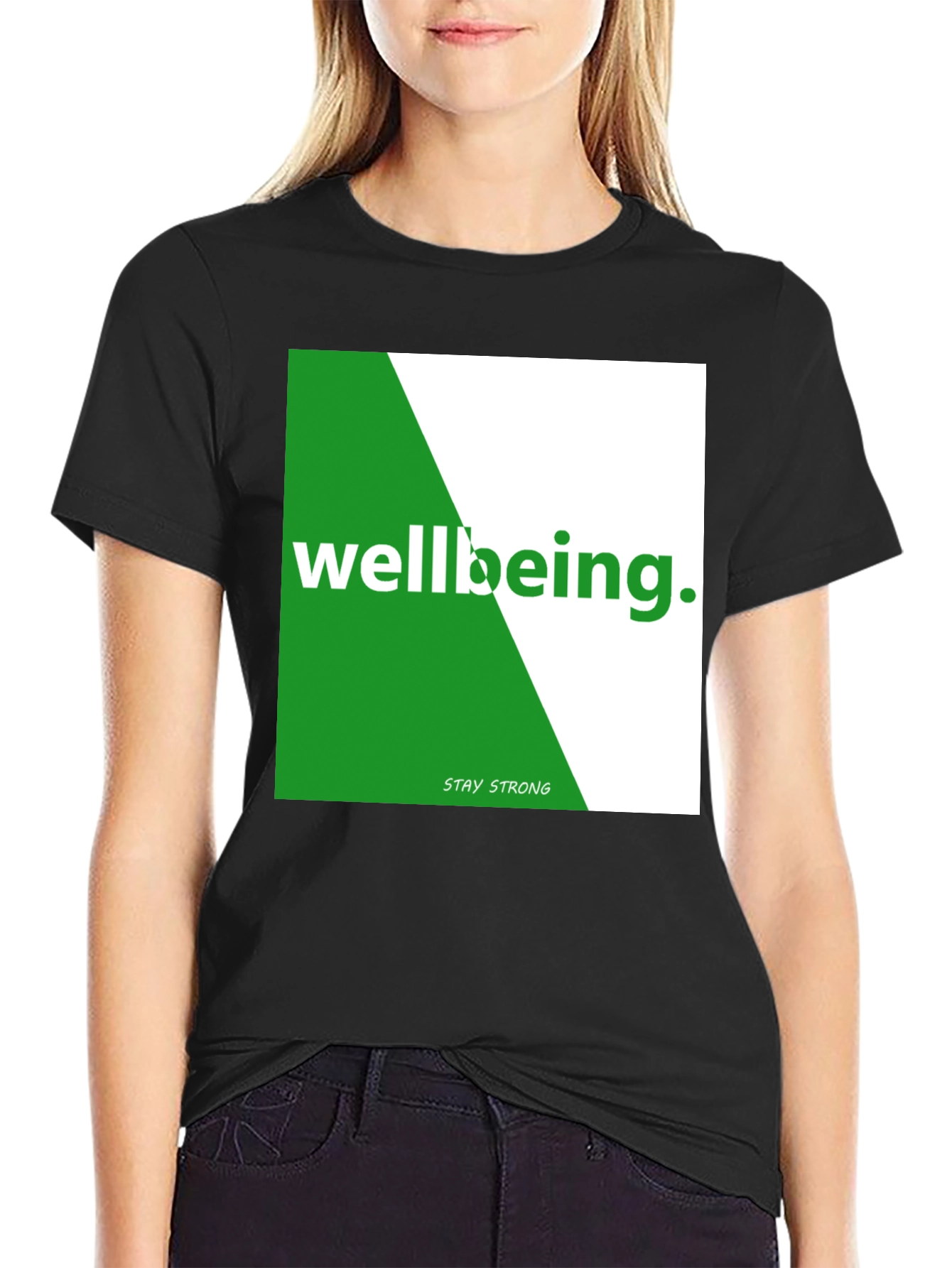 Wellbeing Graphic Print Crew Neck T-Shirt