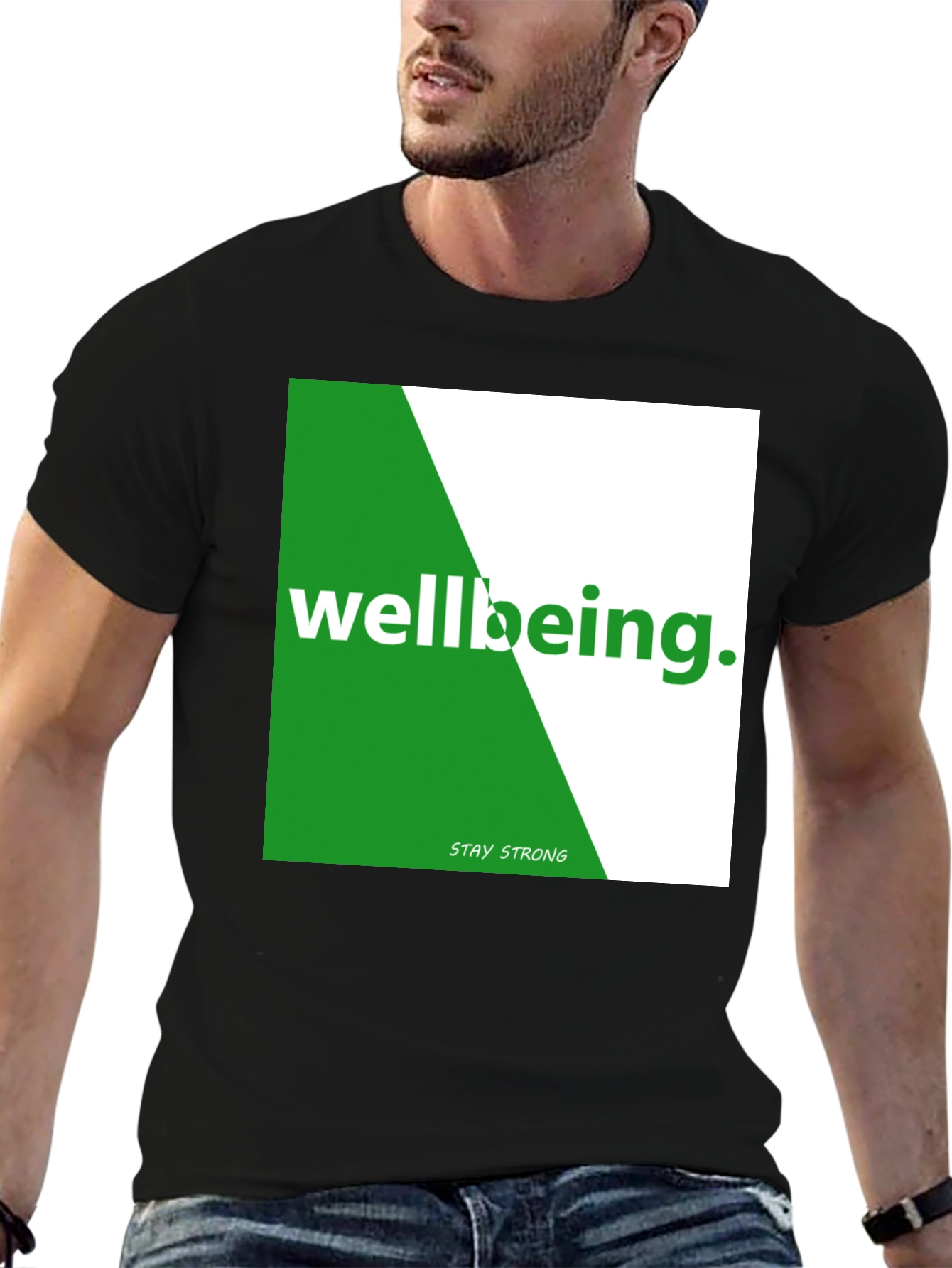 Wellbeing Graphic Print Crew Neck T-Shirt