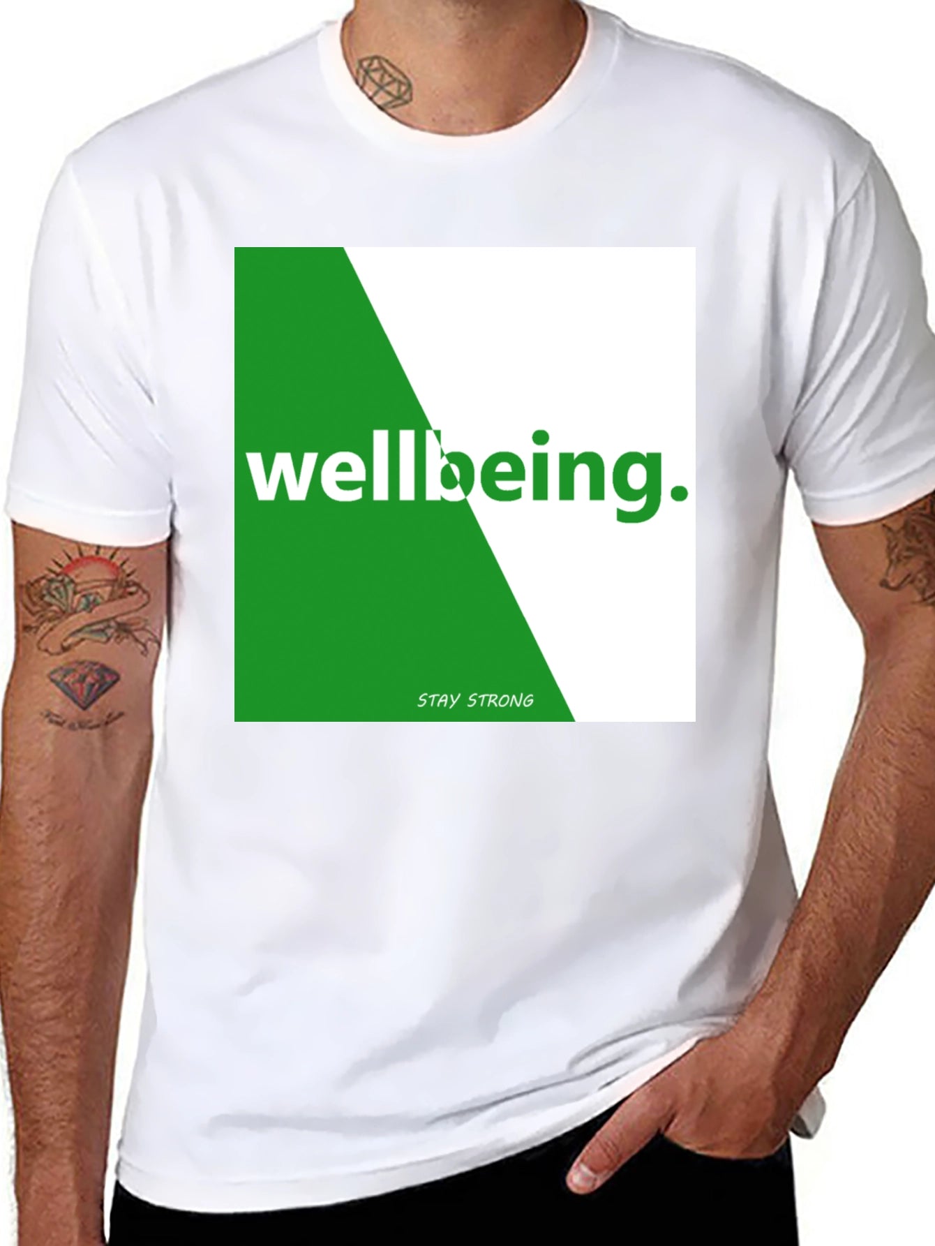 Wellbeing Graphic Print Crew Neck T-Shirt