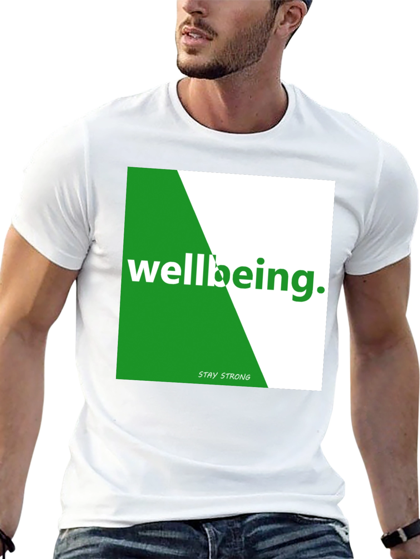 Wellbeing Graphic Print Crew Neck T-Shirt