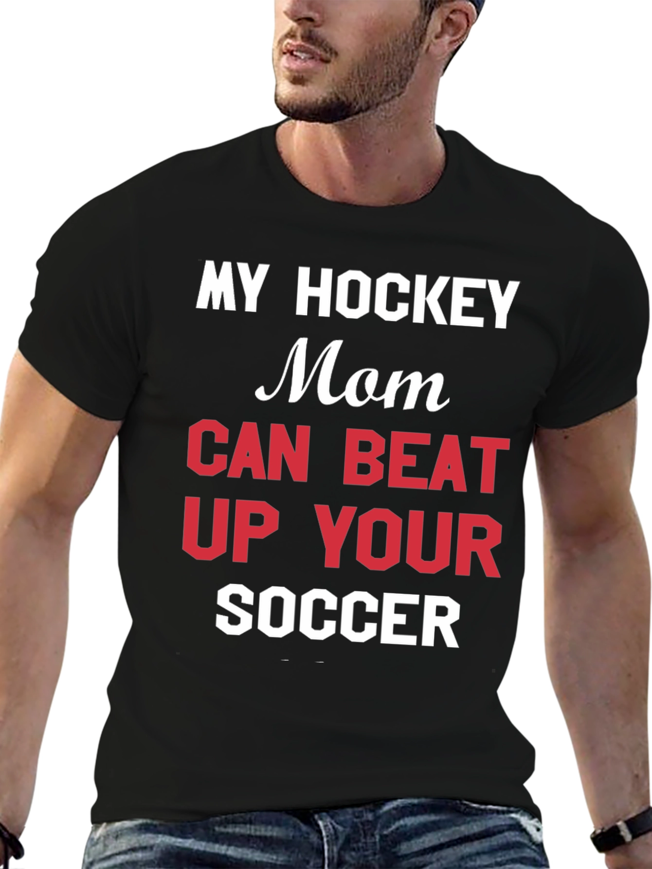 My Hockey Mom T-Shirt - Funny Sports Tee