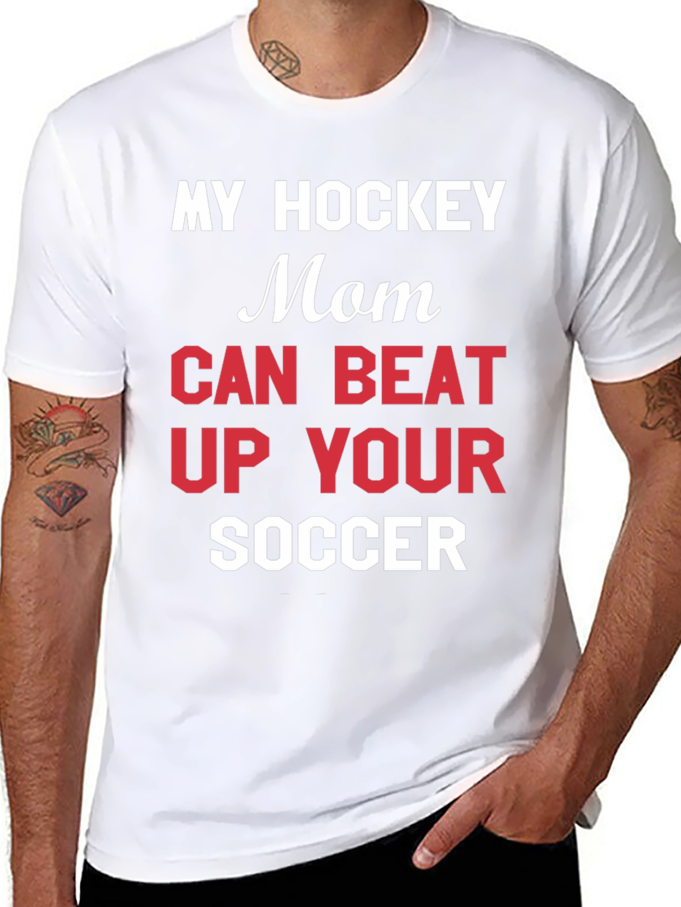 My Hockey Mom T-Shirt - Funny Sports Tee