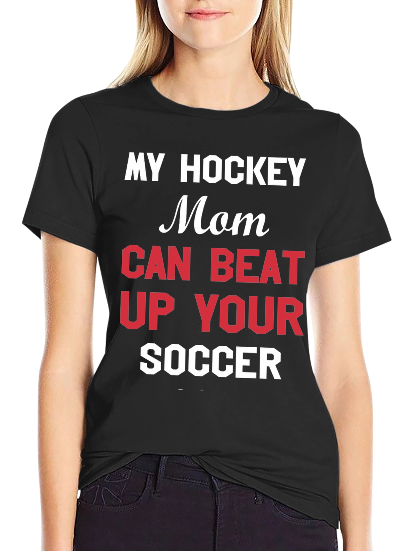 My Hockey Mom T-Shirt - Funny Sports Tee
