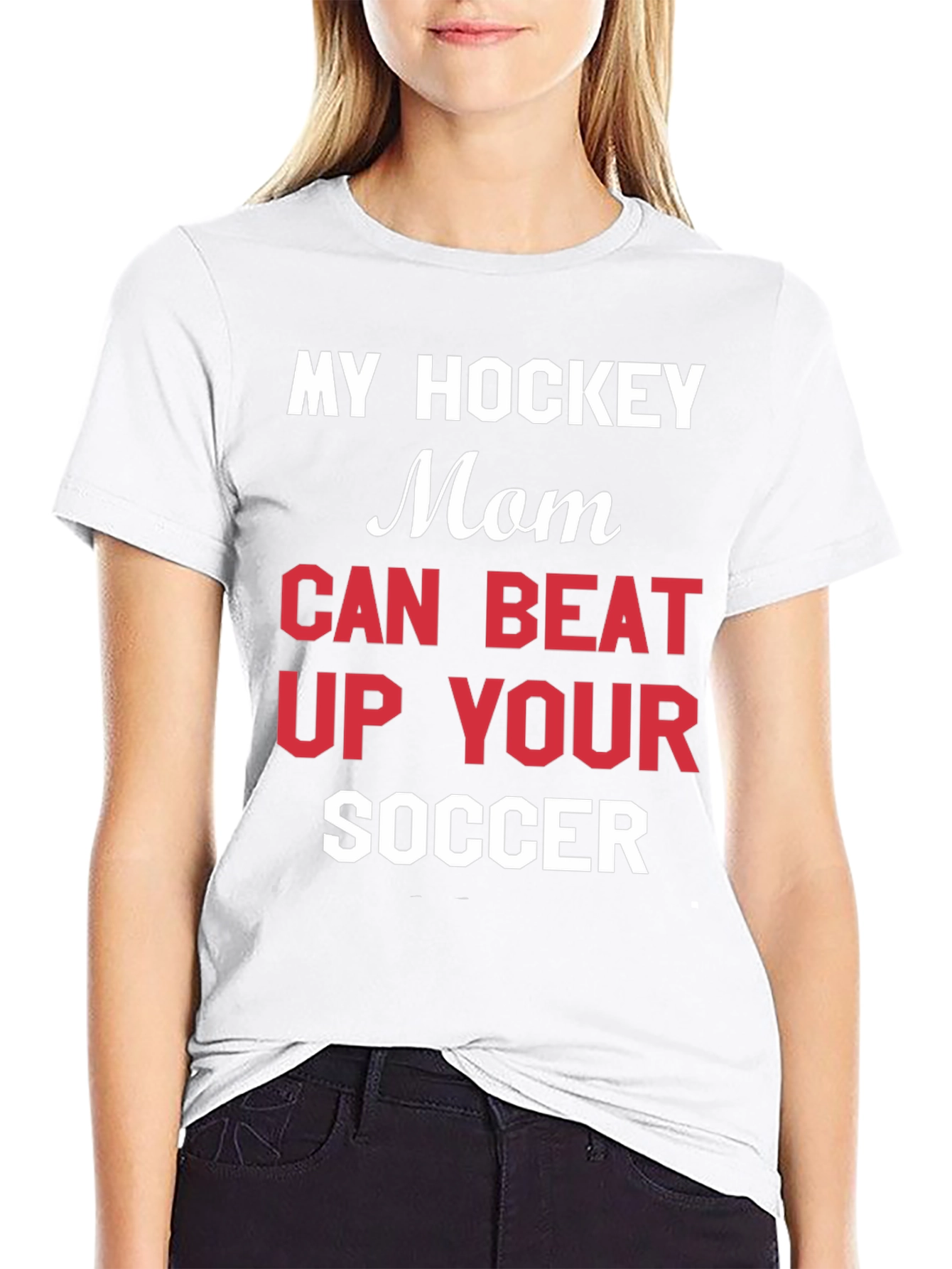 My Hockey Mom T-Shirt - Funny Sports Tee