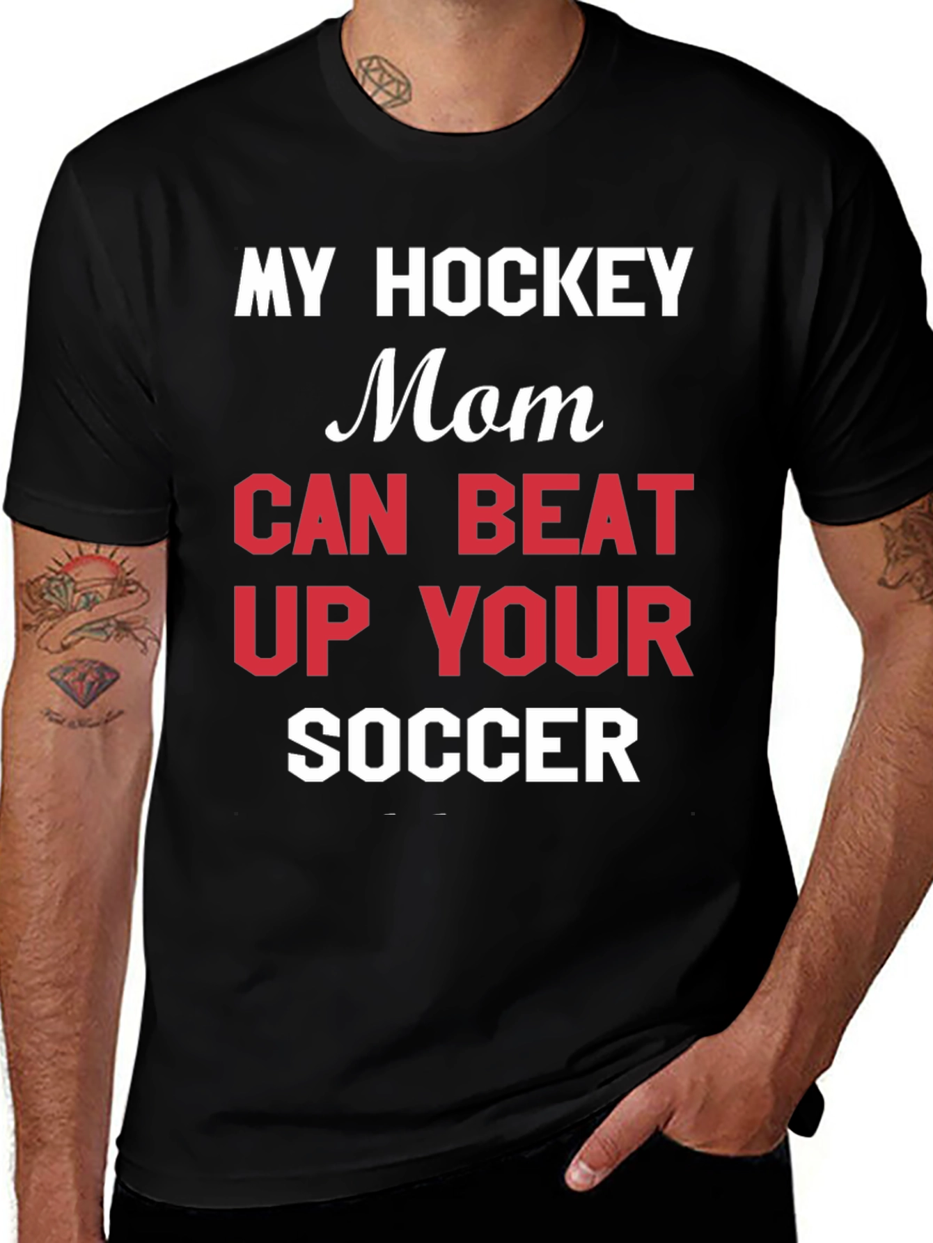 My Hockey Mom T-Shirt - Funny Sports Tee