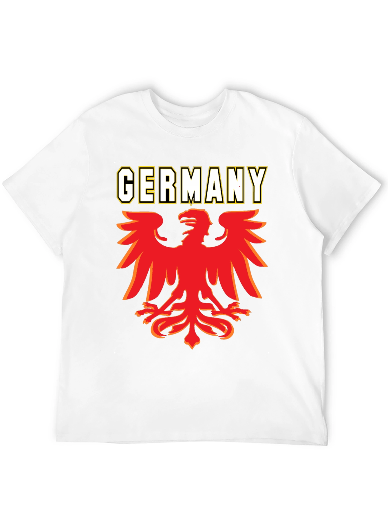 Germany Eagle Graphic T-Shirt - Black