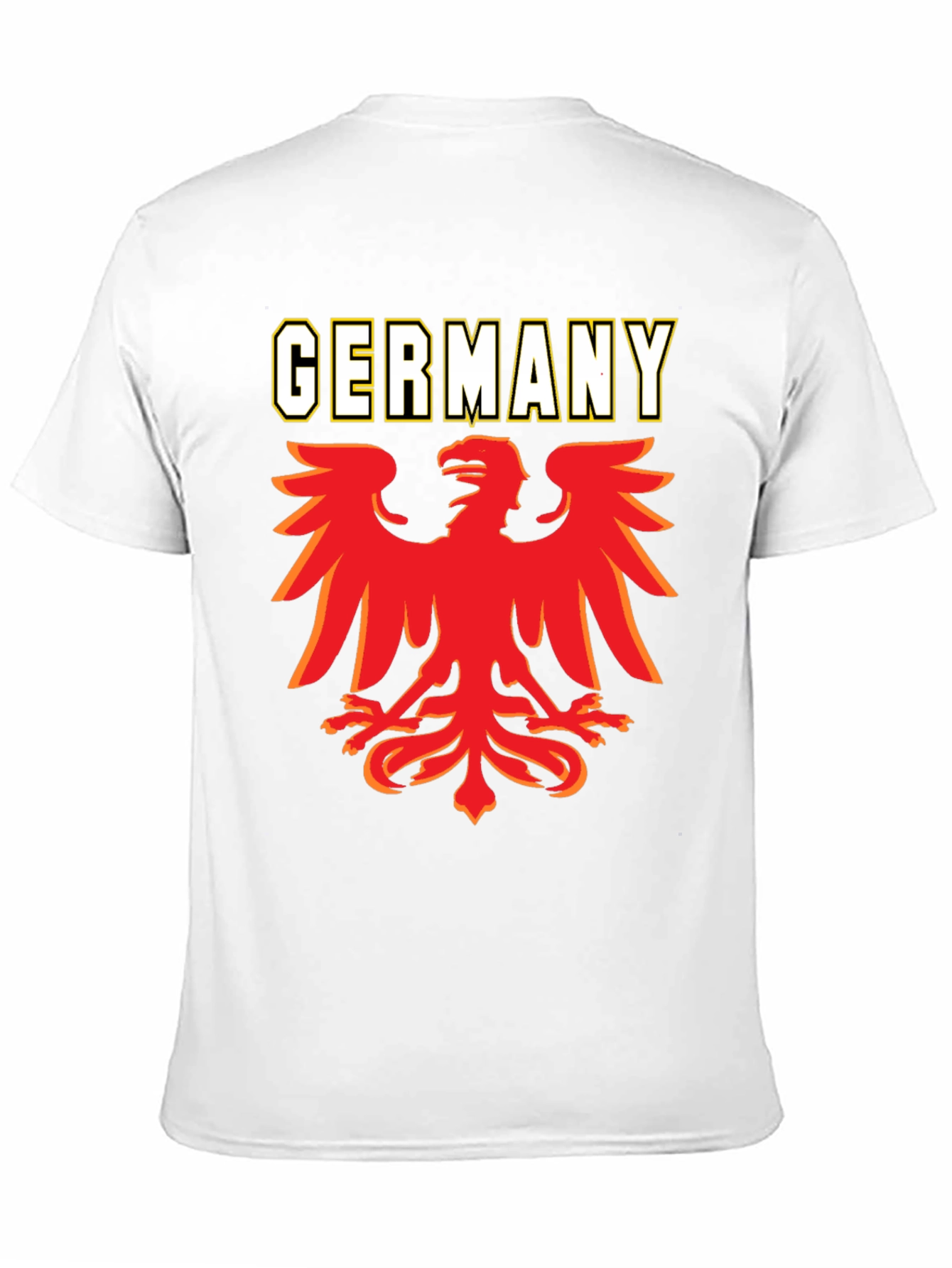 Germany Eagle Graphic T-Shirt - Black