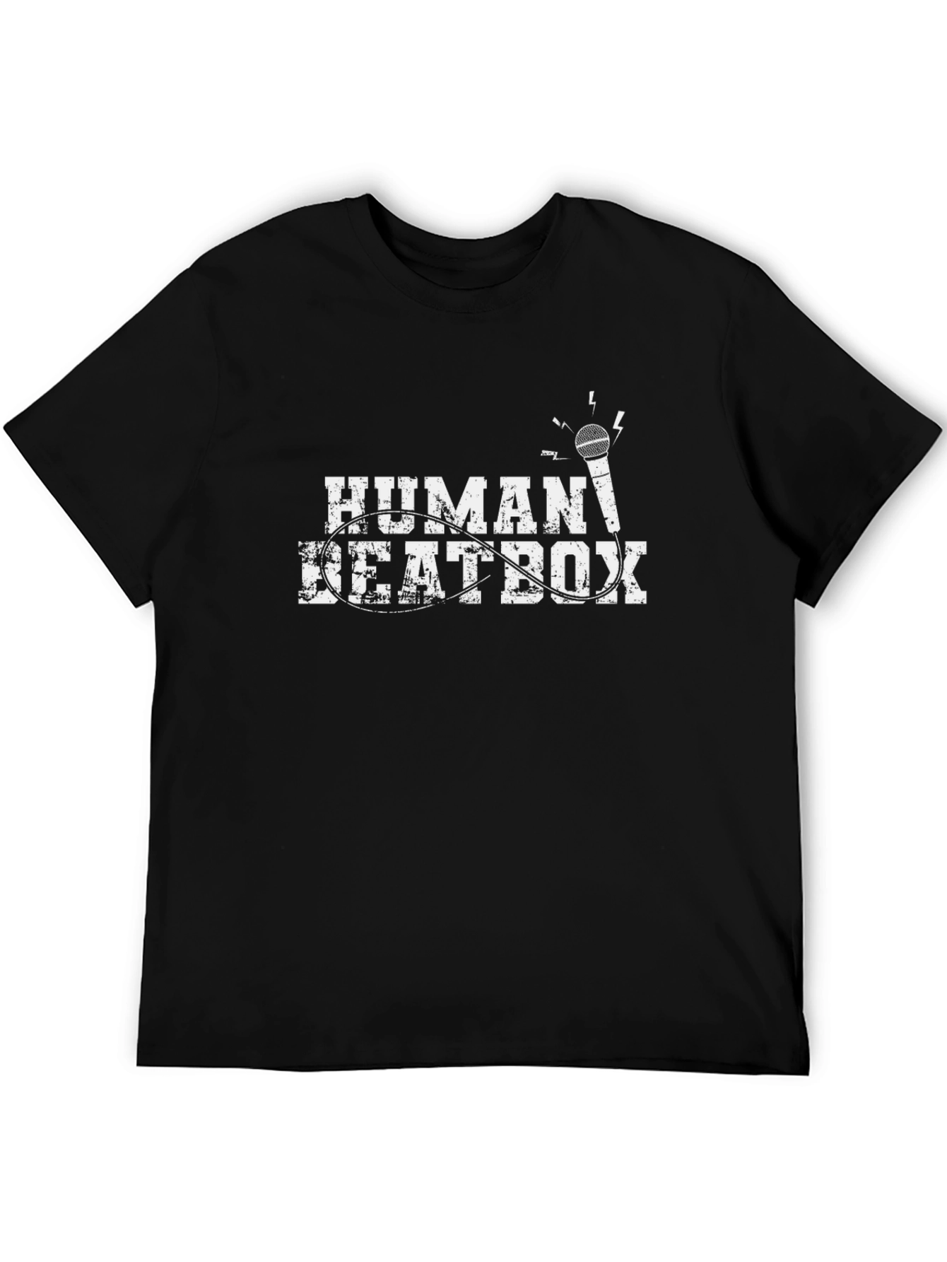 Human Beatbox Graphic Tee - Black