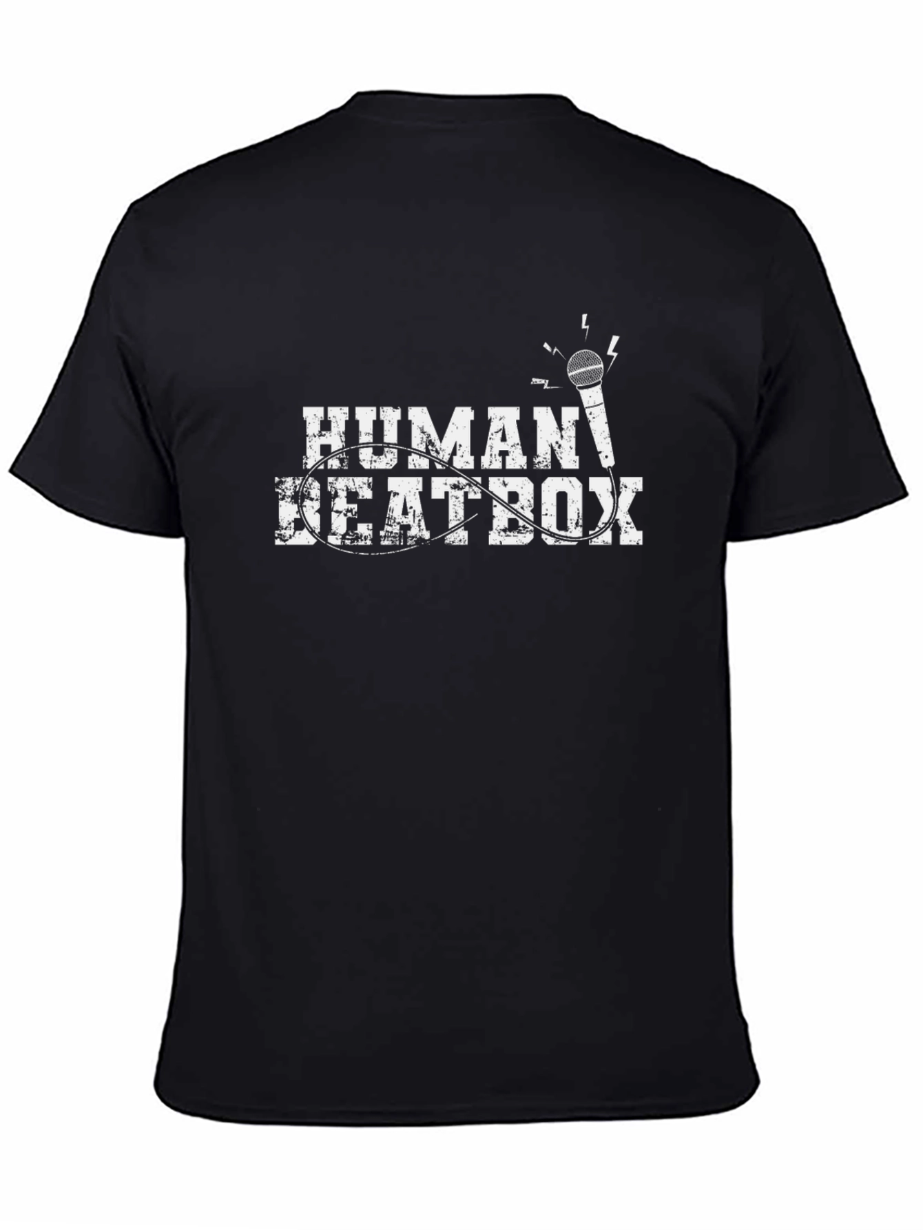 Human Beatbox Graphic Tee - Black