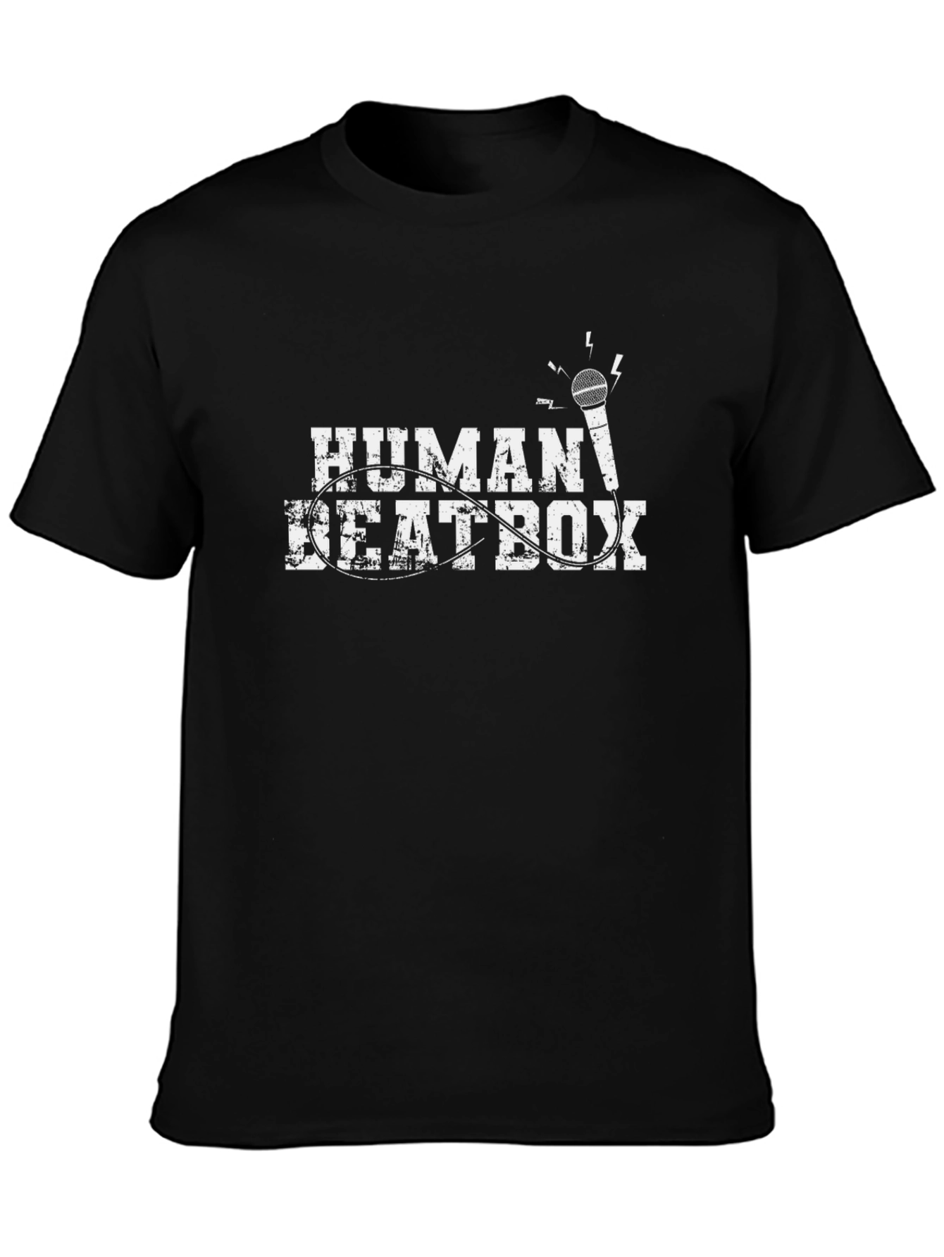 Human Beatbox Graphic Tee - Black