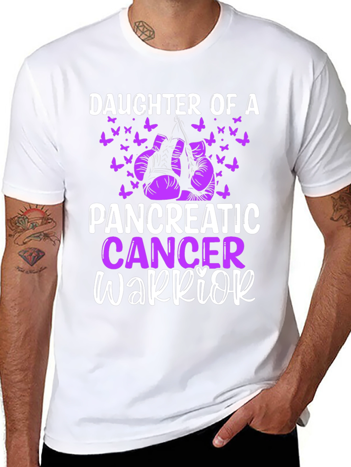 Daughter of a Pancreatic Cancer Warrior T-Shirt