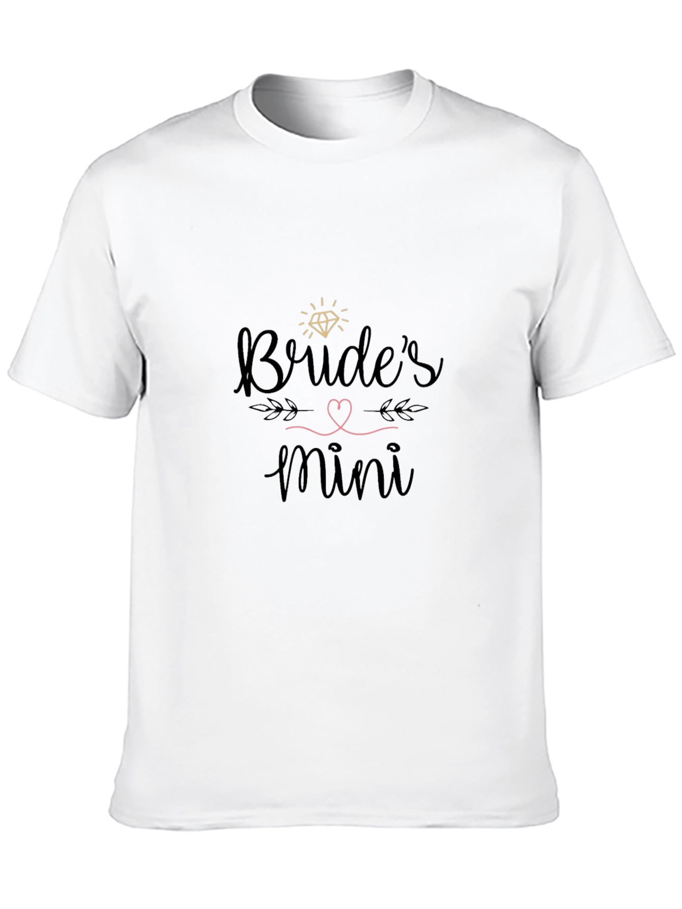Brides Mini Crew Neck Tee - Black