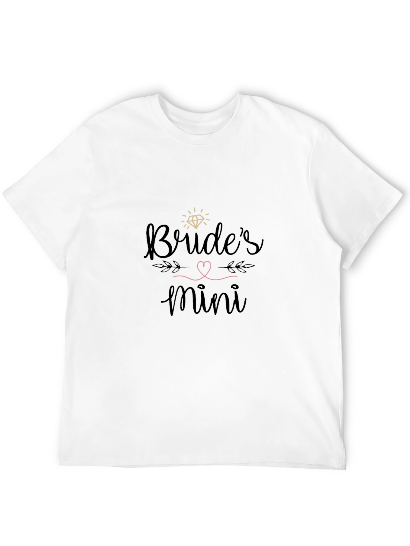 Brides Mini Crew Neck Tee - Black