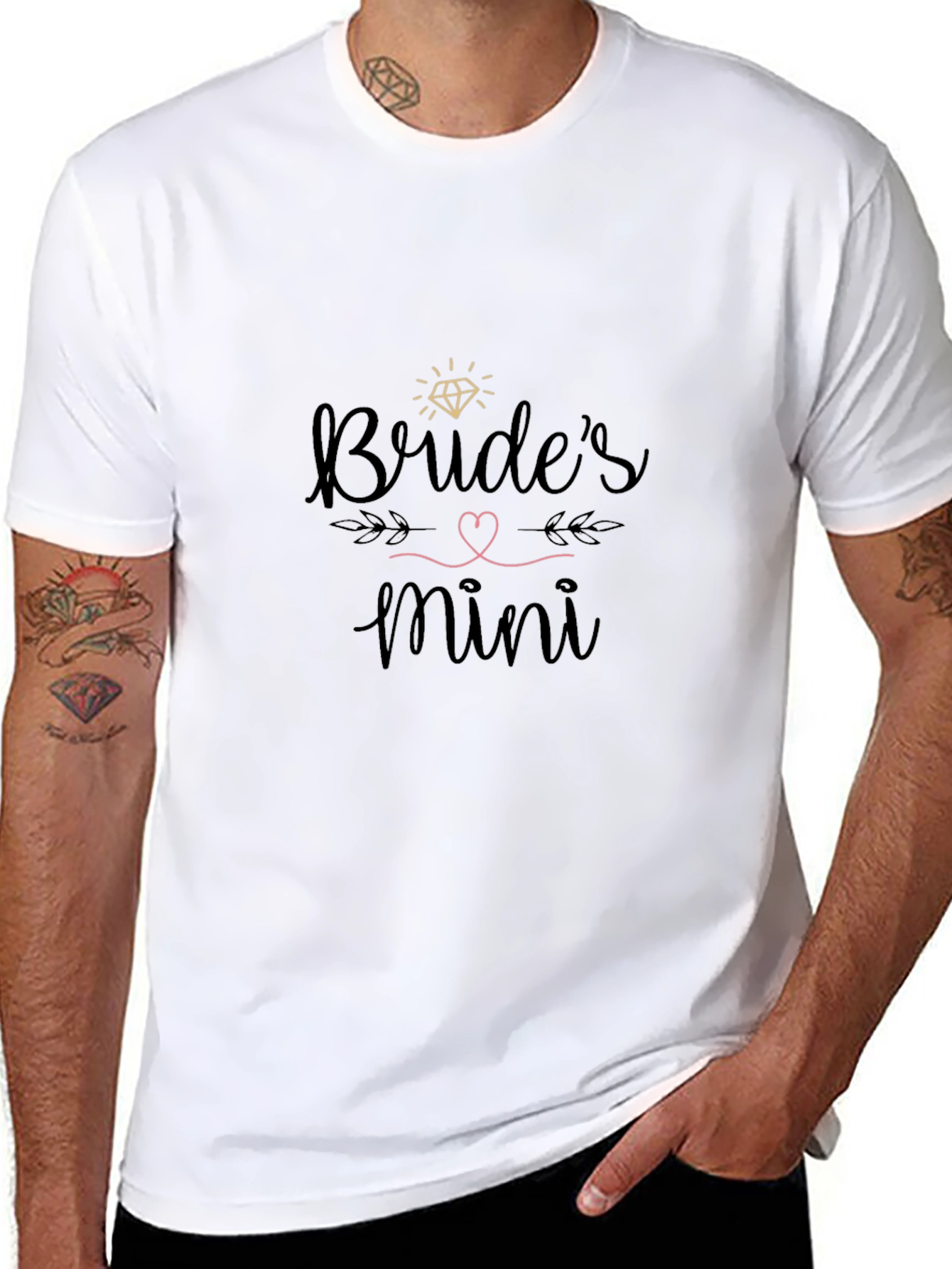 Brides Mini Crew Neck Tee - Black