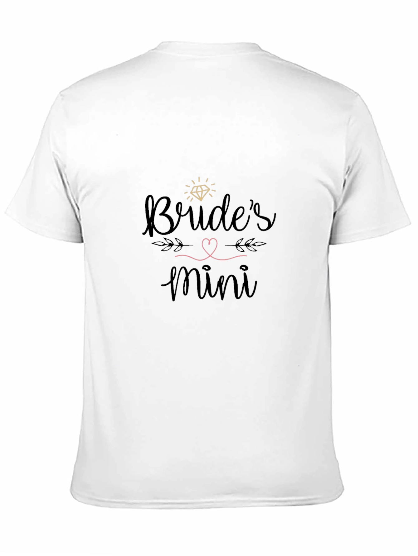 Brides Mini Crew Neck Tee - Black