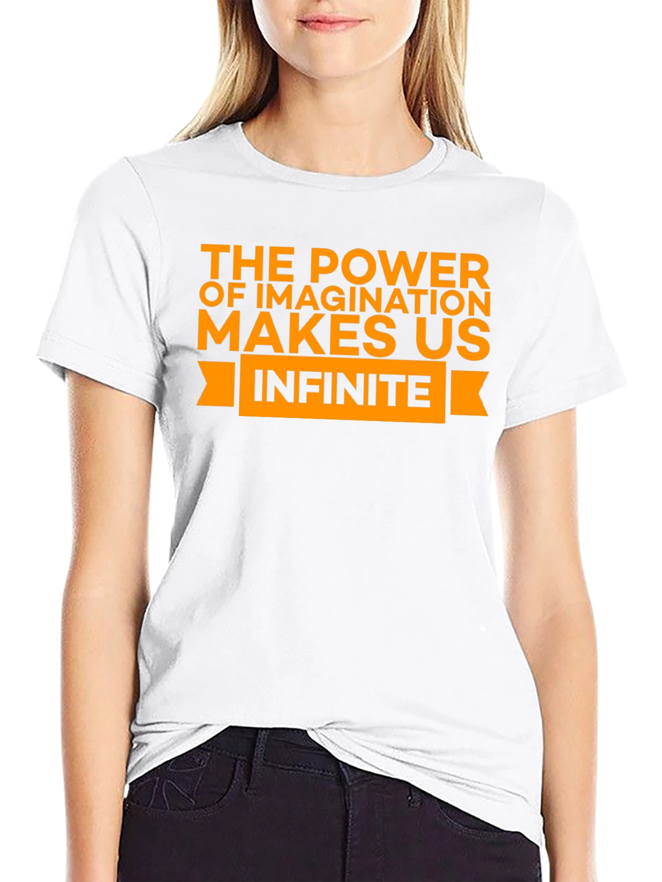 Infinite Imagination Black Graphic Tee